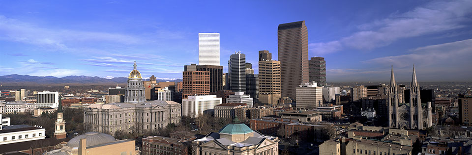 This,Is,The,Denver,Skyline,,State,Capitol,And,Rocky,Mountains.